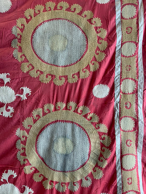 Samarkand large vintage suzani (270 x 224cm)