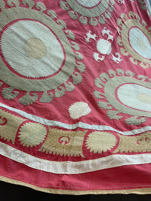 Samarkand large vintage suzani (270 x 224cm)