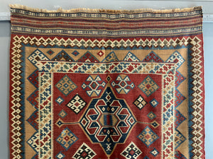 Antique Fars Qashgai kilim (272 x 149cm)