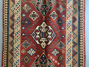 Antique Fars Qashgai kilim (272 x 149cm)