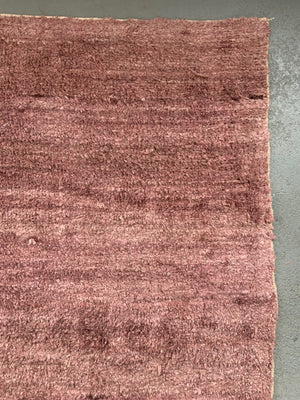 Indian OKA plain soft pink blush small carpet (311 x 240cm)