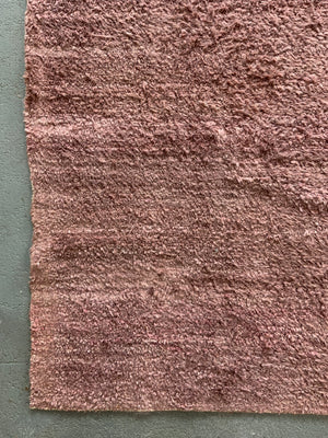 Indian OKA plain soft pink blush small carpet (311 x 240cm)