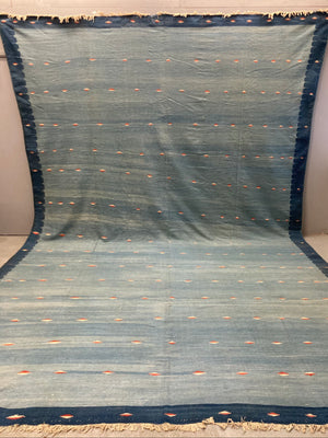 Indian very large vintage dhurrie (508 x 326cm)