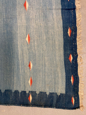 Indian very large vintage dhurrie (508 x 326cm)