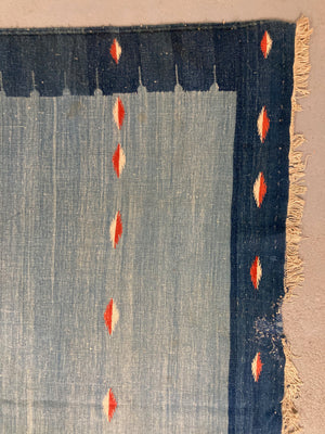 Indian very large vintage dhurrie (508 x 326cm)