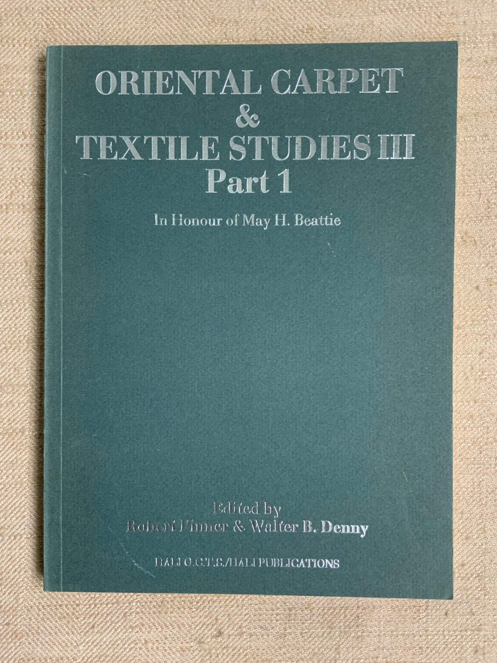 ORIENTAL CARPET & TEXTILE STUDIES III, PART I