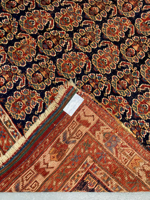 Afshar antique rug with paisley boteh design (212 x 135cm)