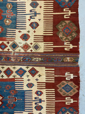 Antique Turkish Aydin kilim fragment (256 x 174cm) *AF