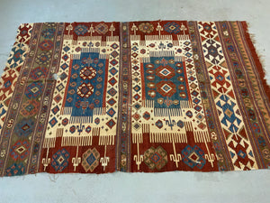 Antique Turkish Aydin kilim fragment (256 x 174cm) *AF