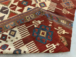 Antique Turkish Aydin kilim fragment (256 x 174cm) *AF