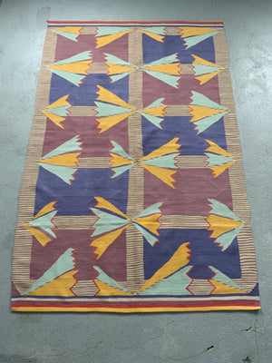 Turkish modern tapestry kilim (229 x 153cm) *new