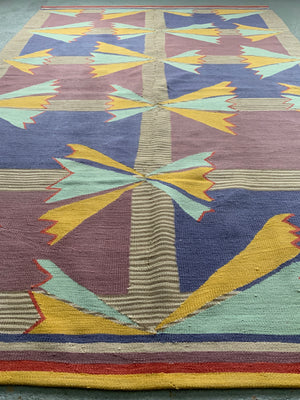 Turkish modern tapestry kilim (229 x 153cm) *new