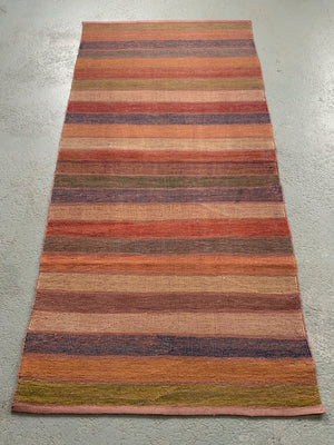 Turkish modern tapestry flatweave (190 x 90cm) *new