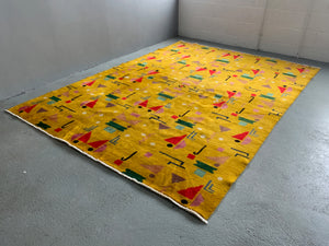 Turkish vintage Müren Isparta carpet (299 x 220cm)