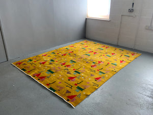 Turkish vintage Müren Isparta carpet (299 x 220cm)