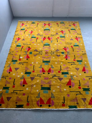 Turkish vintage Müren Isparta carpet (299 x 220cm)