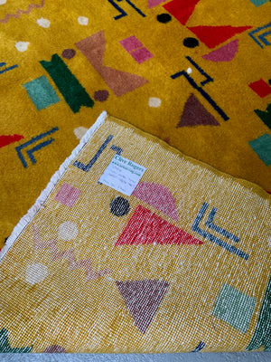 Turkish vintage Müren Isparta carpet (299 x 220cm)