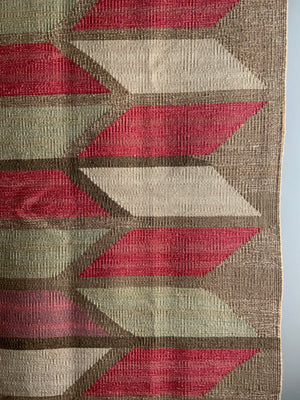 Turkish modern chevron design oversize tapestry kilim (348 x 245cm) *new