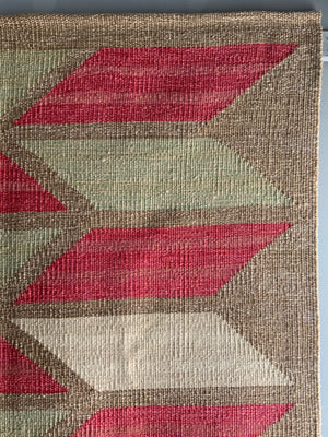 Turkish modern chevron design oversize tapestry kilim (348 x 245cm) *new
