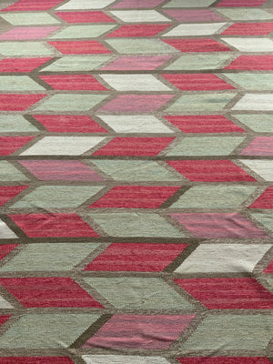 Turkish modern chevron design oversize tapestry kilim (348 x 245cm) *new