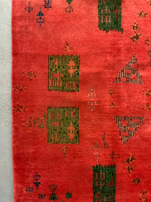 Turkish vintage Müren Isparta rug (265 x 158cm)