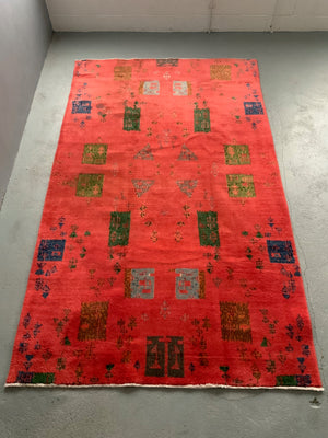 Turkish vintage Müren Isparta rug (265 x 158cm)