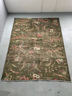 Turkish vintage Müren Isparta large rug (250 x 190cm)