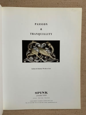 Passion & Tranquility. Spink.