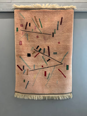 Turkish contemporary rug after Müren (148 x 102cm)