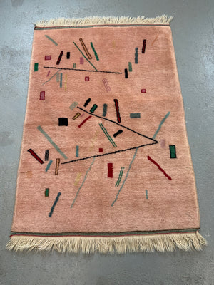 Turkish contemporary rug after Müren (148 x 102cm)