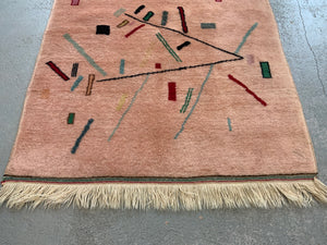Turkish contemporary rug after Müren (148 x 102cm)