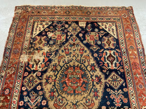 Kurdish antique kelleigh carpet (346 x 154cm) *AF