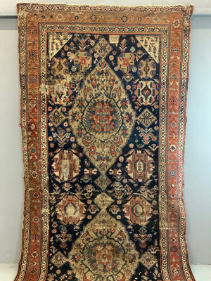 Kurdish antique kelleigh carpet (346 x 154cm) *AF