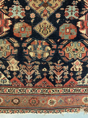 Kurdish antique kelleigh carpet (346 x 154cm) *AF