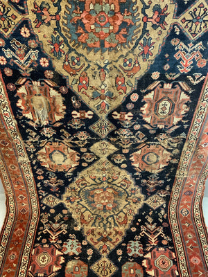 Kurdish antique kelleigh carpet (346 x 154cm) *AF
