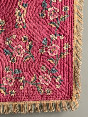 Turkish Kandiklii antique quilt (143 x 98cm)