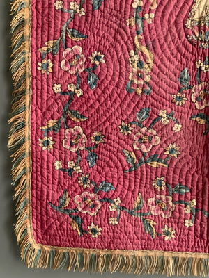 Turkish Kandiklii antique quilt (143 x 98cm)