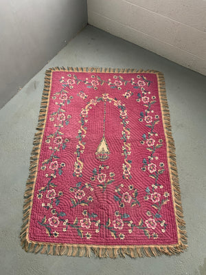 Turkish Kandiklii antique quilt (143 x 98cm)