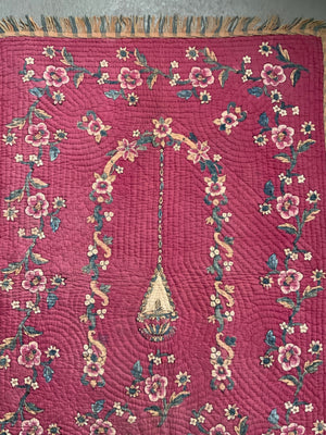 Turkish Kandiklii antique quilt (143 x 98cm)