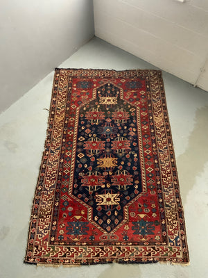 Caucasian antique Shirvan rug (211 x 129cm) *AF