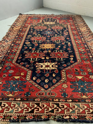 Caucasian antique Shirvan rug (211 x 129cm) *AF