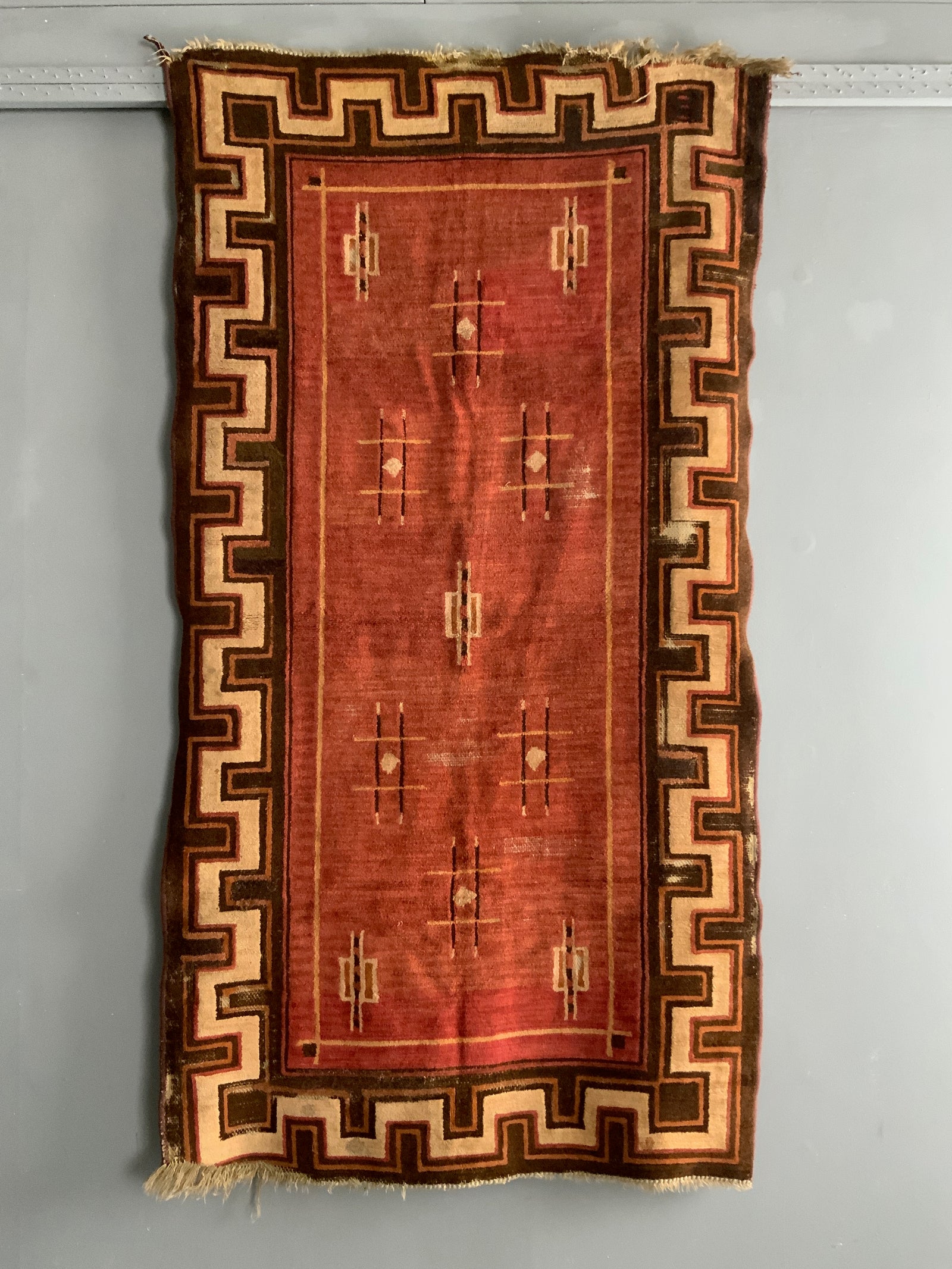 Art Deco tufted rug (170 x 90cm)