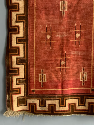 Art Deco tufted rug (170 x 90cm)