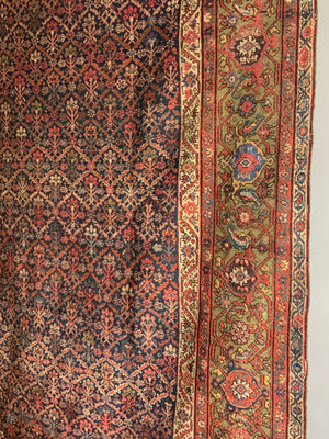Antique Feraghan carpet (386 x 202cm)