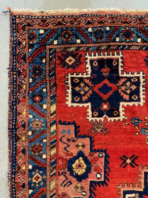 Afshar medallion rug (211 x 150cm)