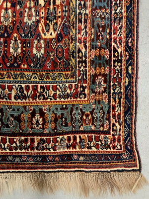 Gashguli boteh design large rug (246 x 160cm)