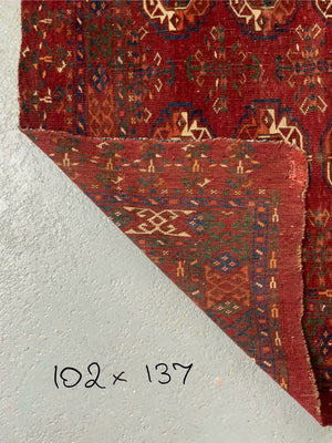 Turkmen Ersari Amu Darya antique chuval (102 x 137cm)