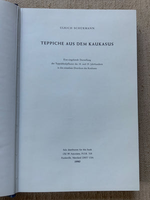 Schurmann, Ulrich : Teppiche aus dem Kaukasus
