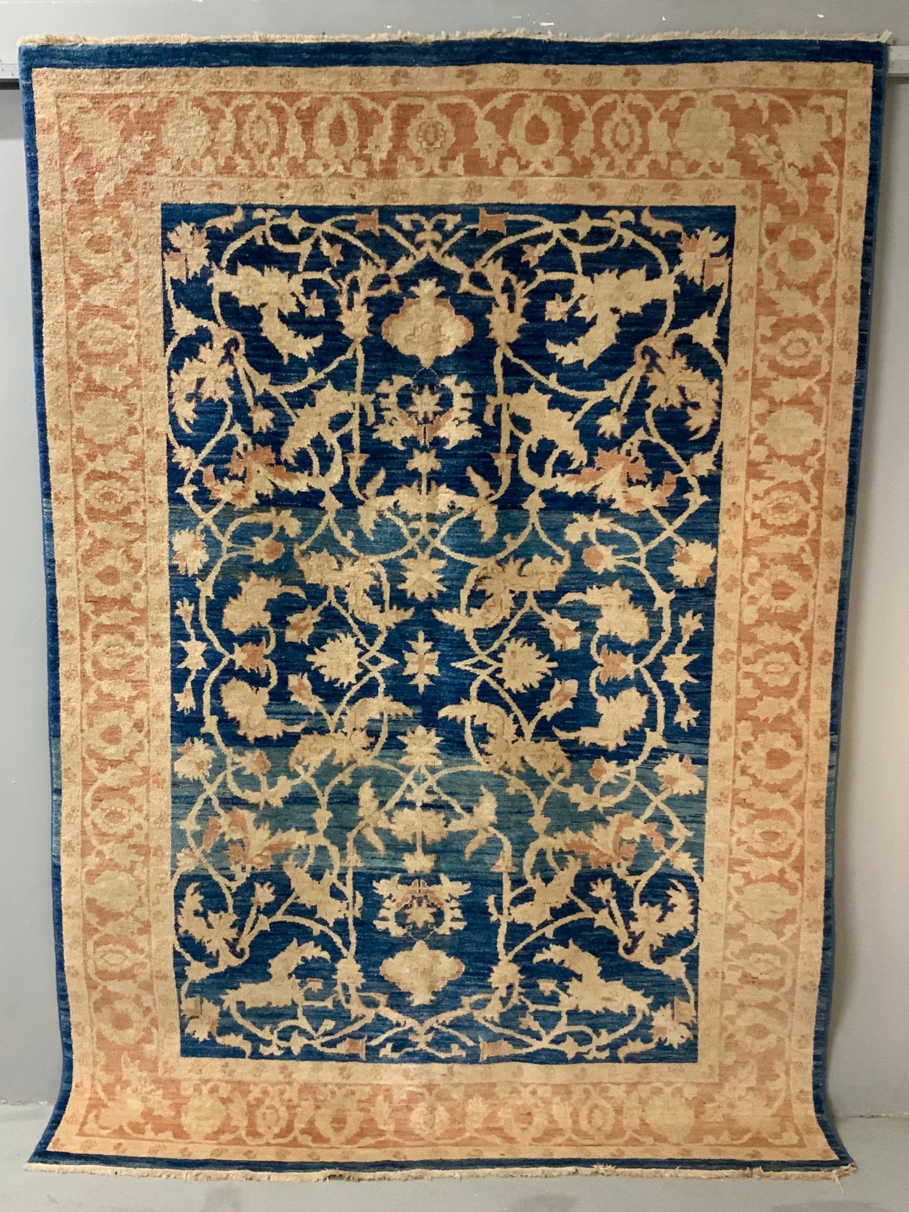 Indian 'Ziegler' design small carpet (254 x 180cm)