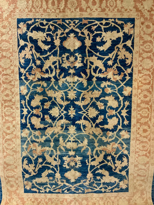 Indian 'Ziegler' design small carpet (254 x 180cm)